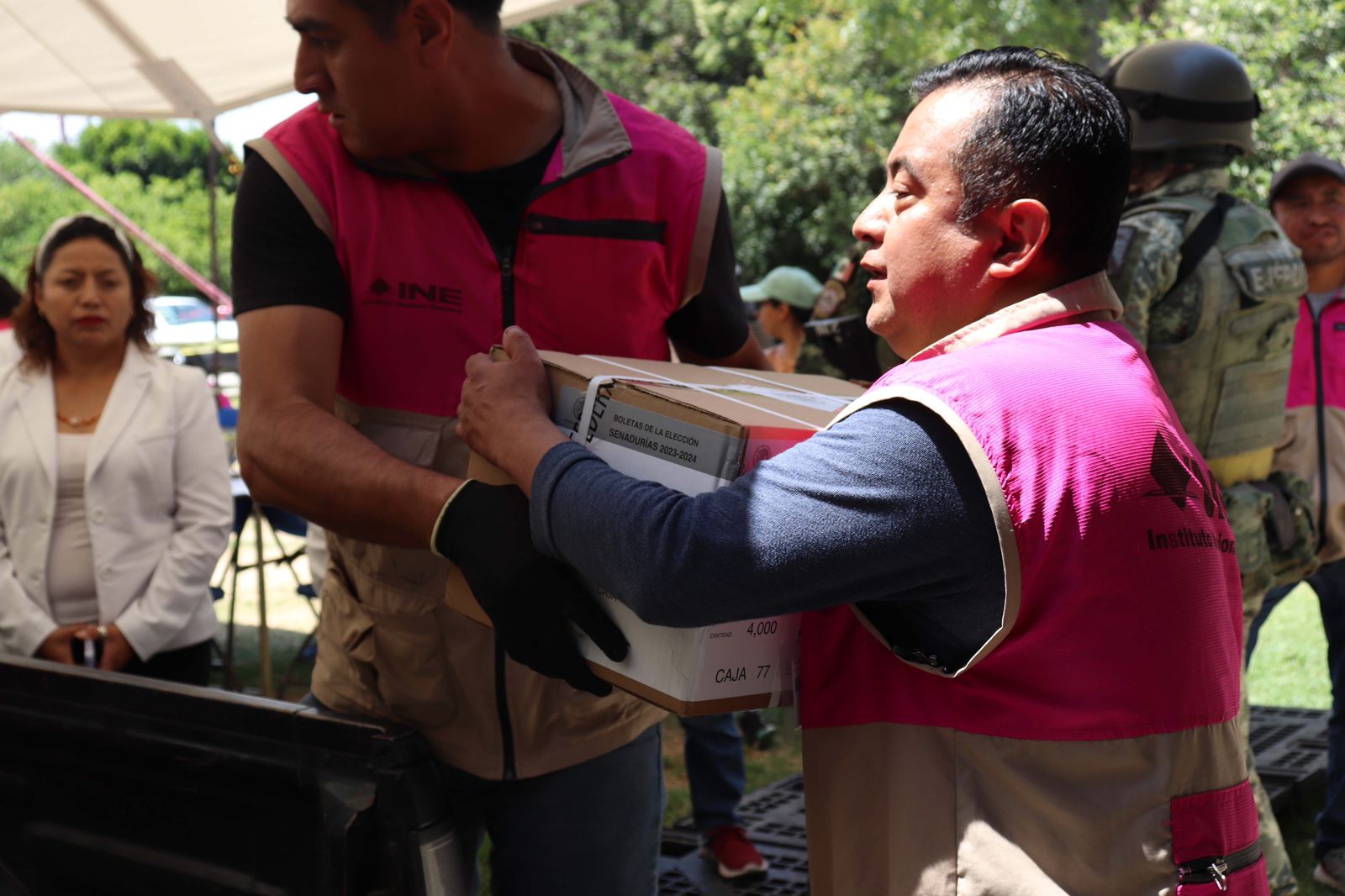 Más de 3 millones de boletas electorales del PEF 2023-2024 llegaron a Tlaxcala